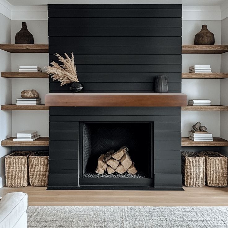 7.5" x 6" x 74 1/4" Hollow Mantel Kit