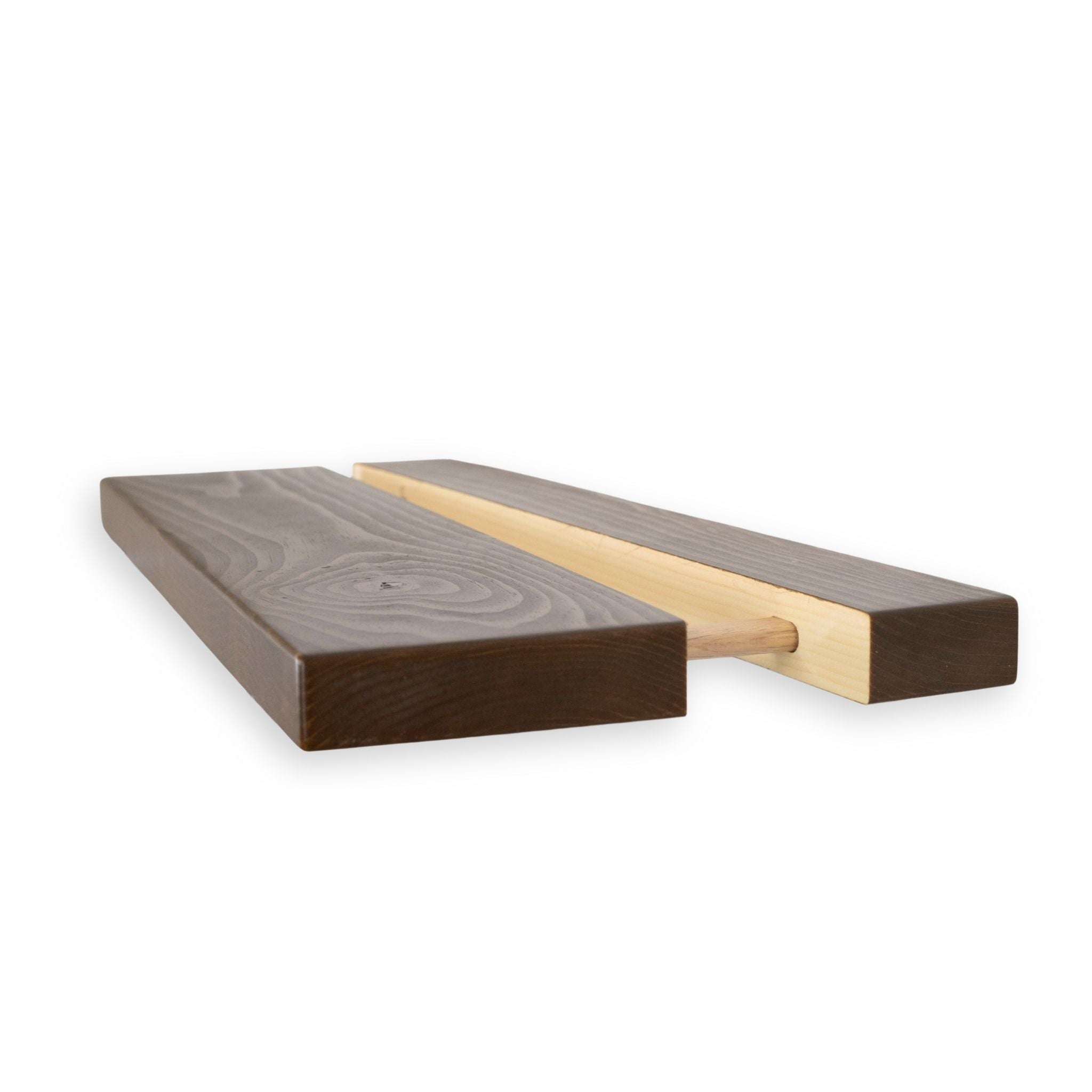 1 3/8" Finished Solid Floating Shelf - Modern