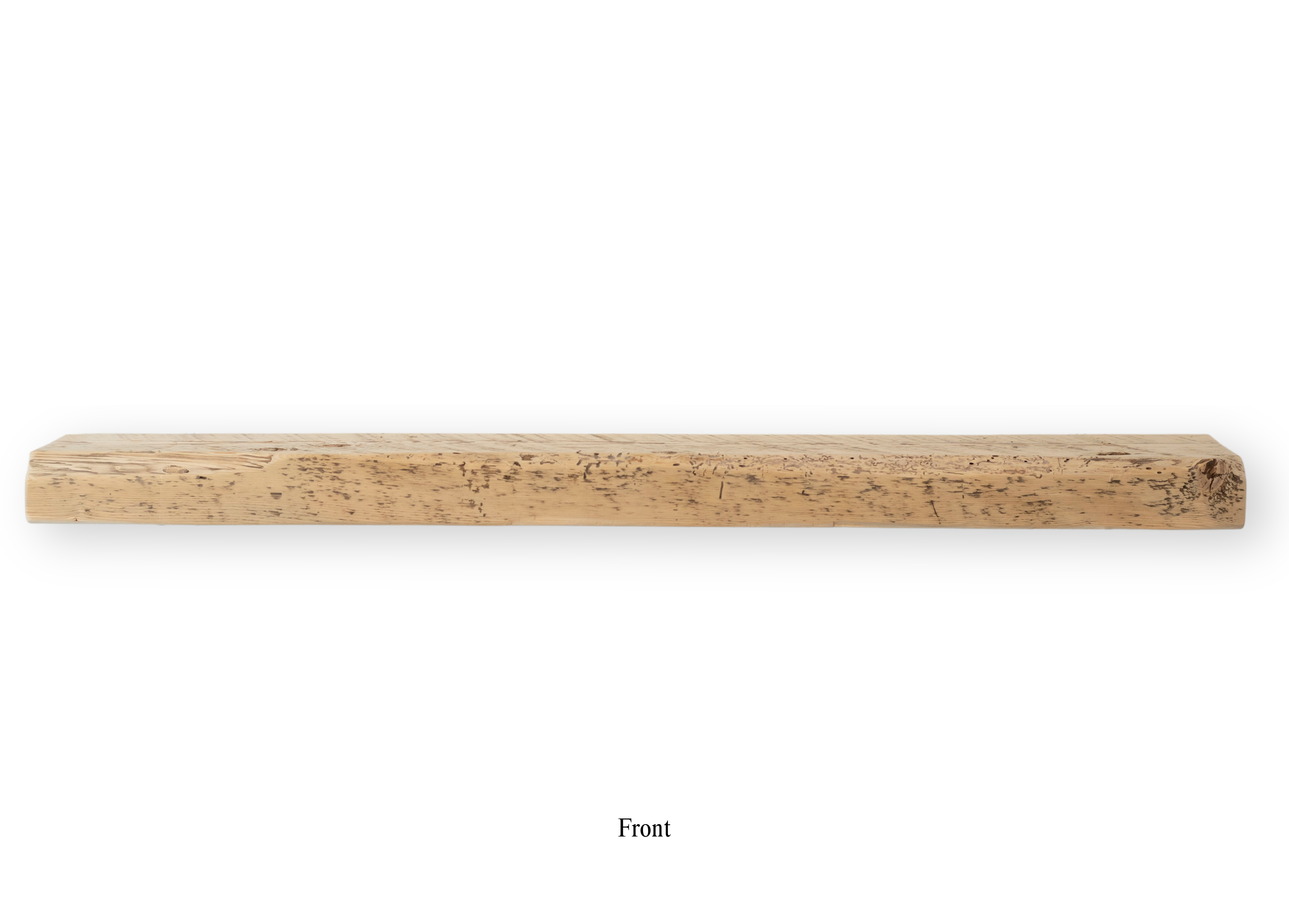 8.75" x 3.5" x 61.75" Solid Mantel