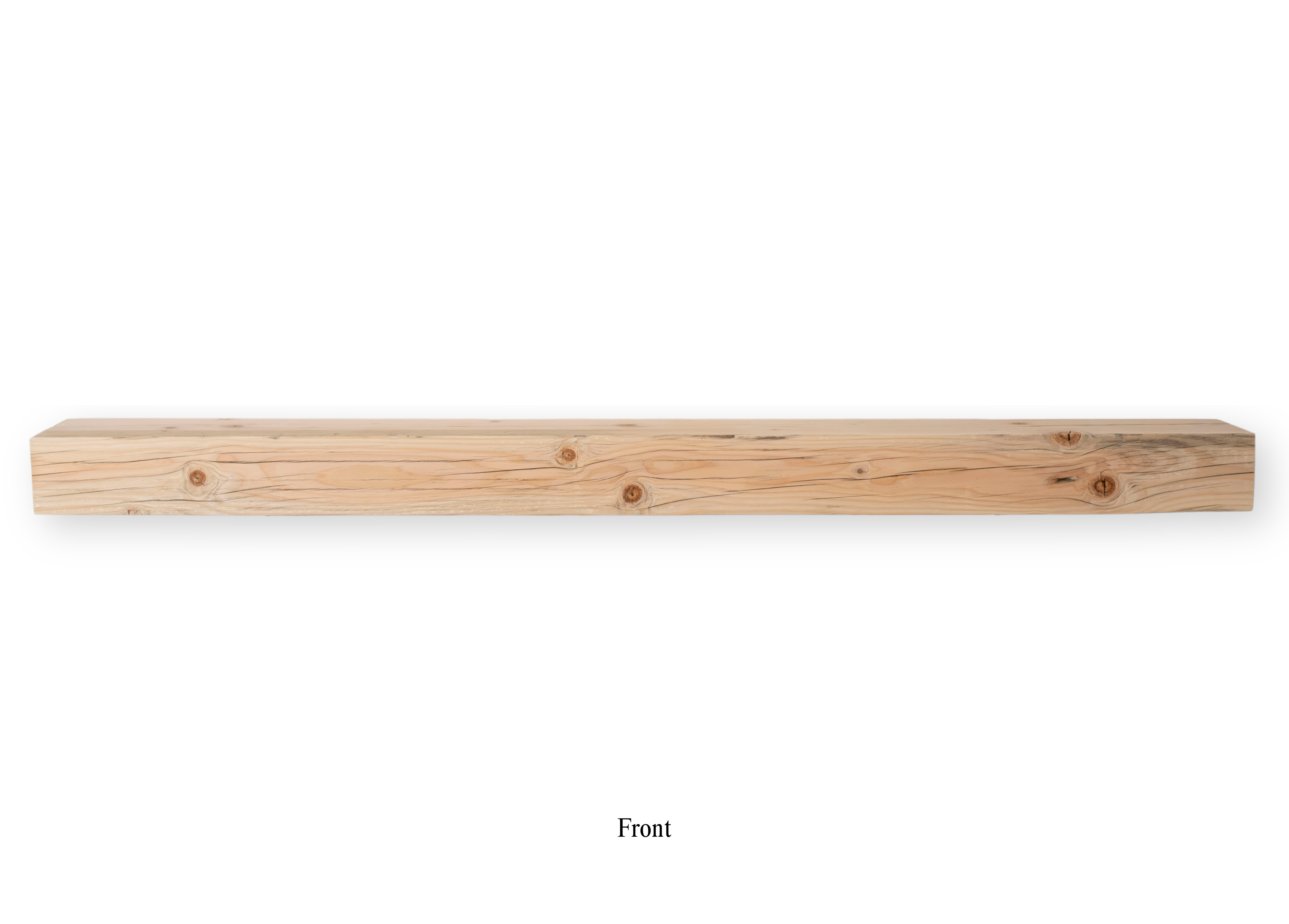 9" x 5.25" x 80.5" Solid Mantel