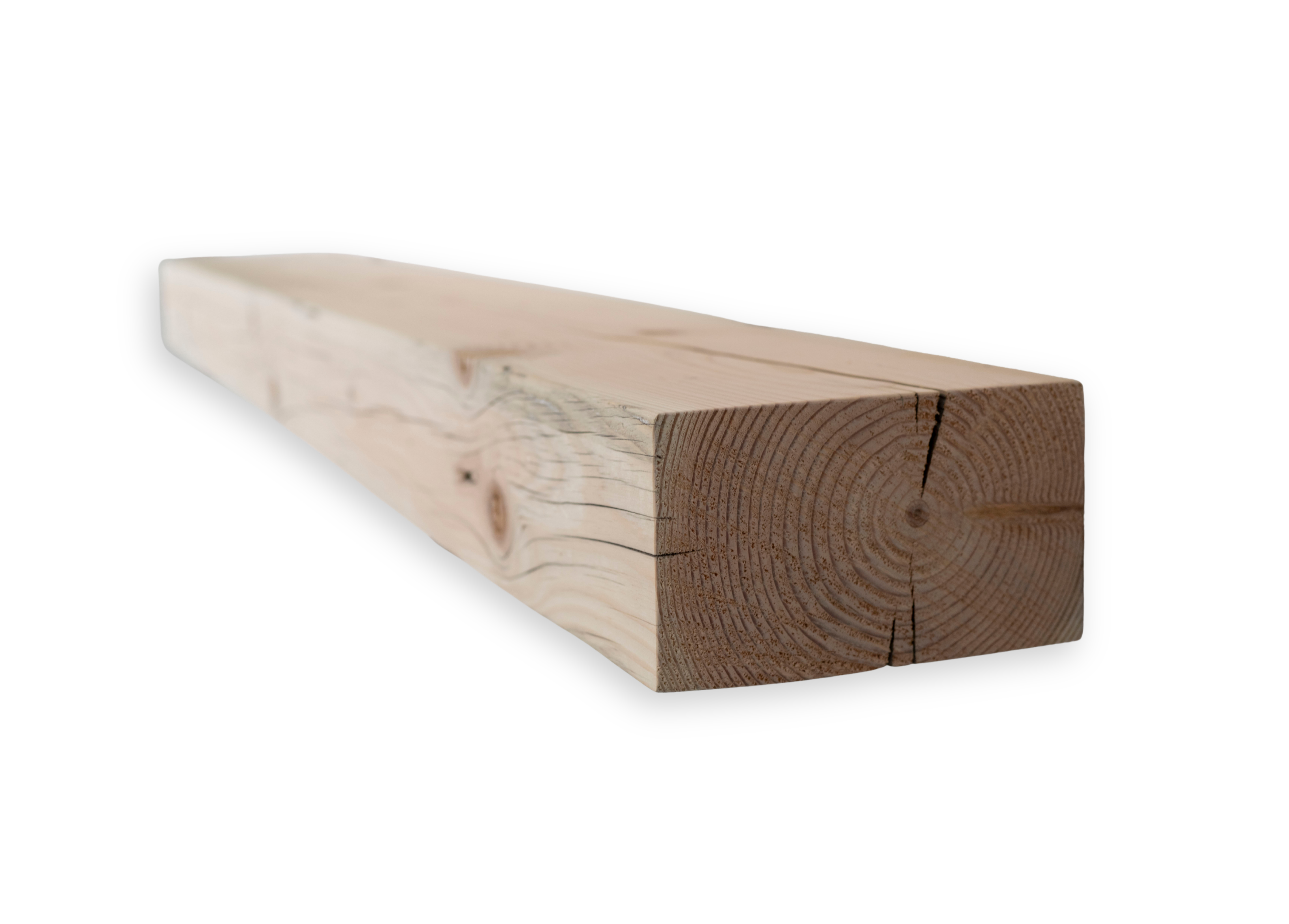9" x 5.25" x 80.5" Solid Mantel