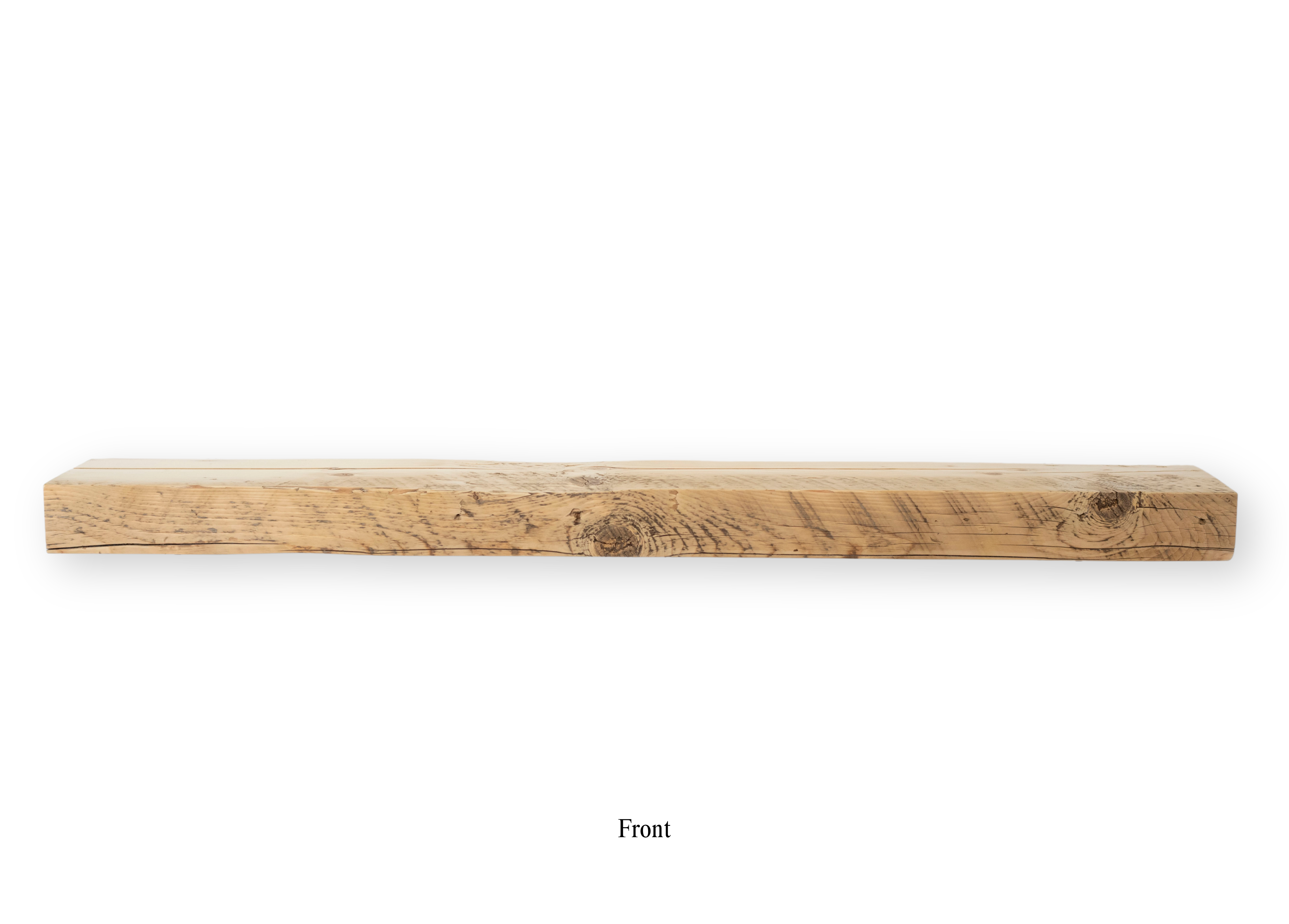 9.75" x 3.75" x 63.5" Solid Mantel