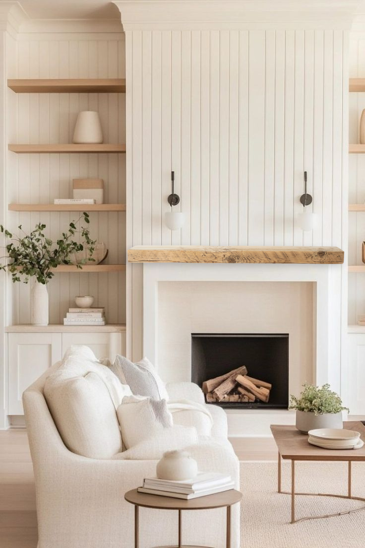 9.75" x 3.75" x 63.5" Solid Mantel