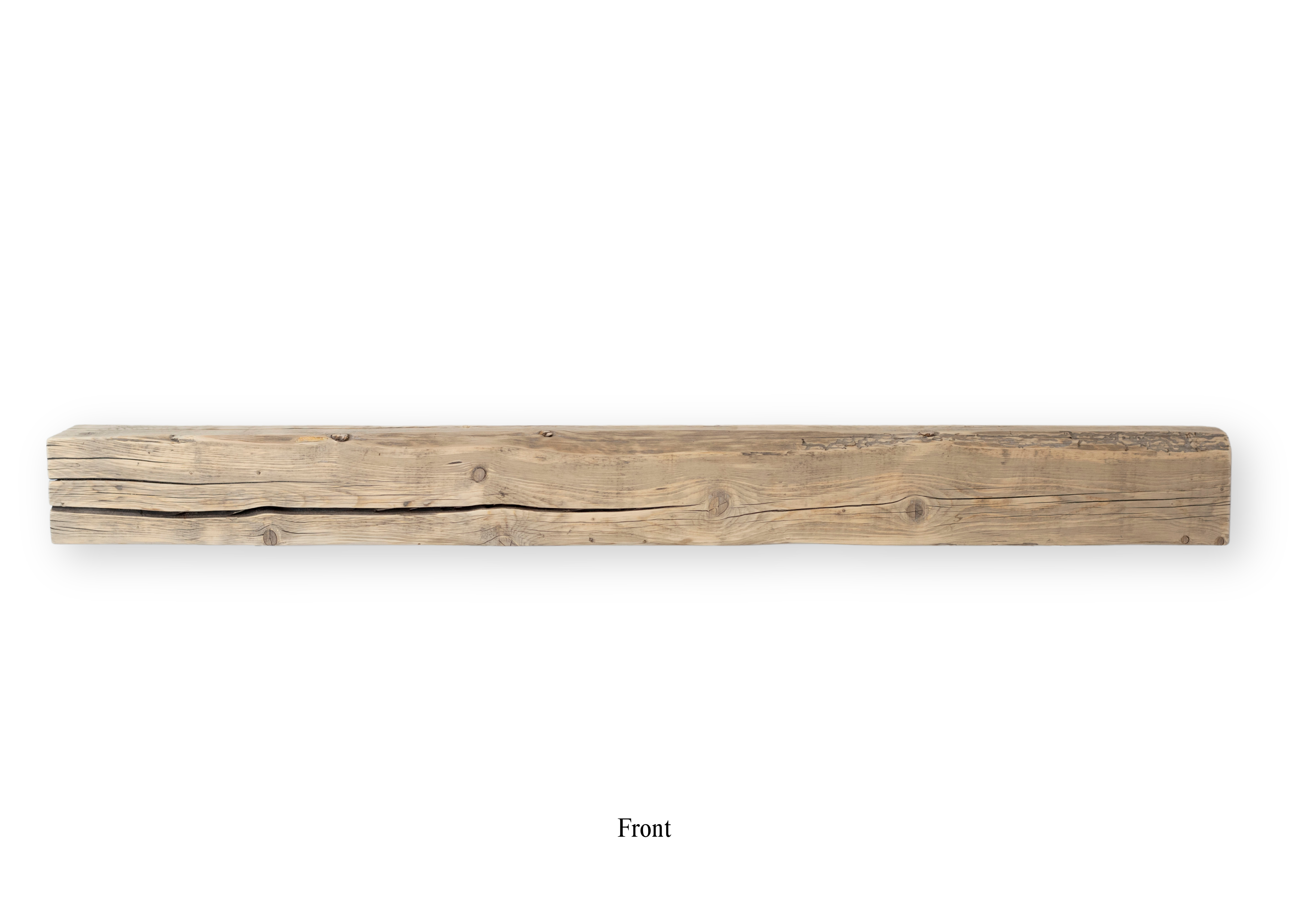 7" x 6.75" x 73.5" Solid Mantel