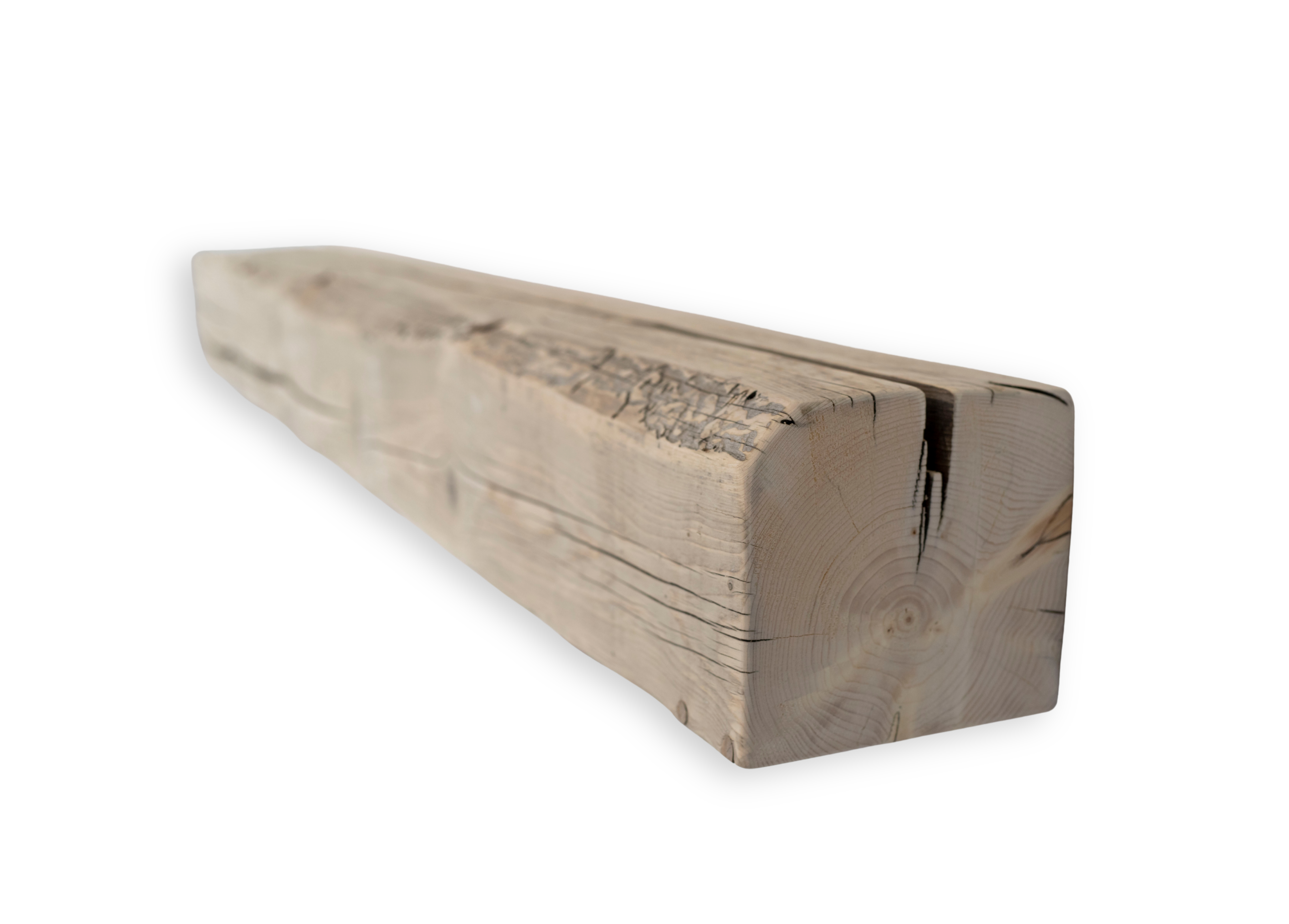 7" x 6.75" x 73.5" Solid Mantel