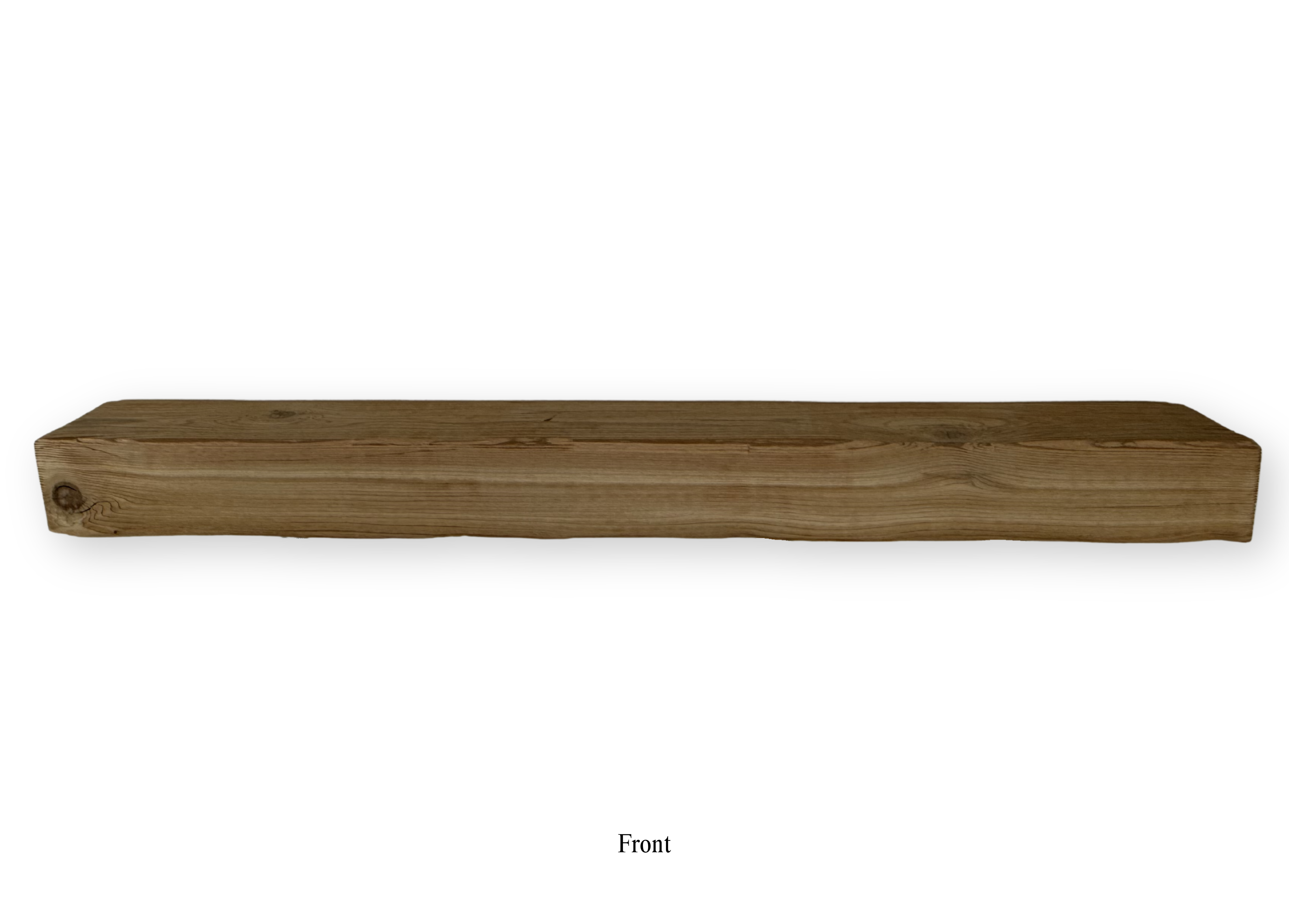 8" x 6.125" x 69.75" Solid Mantel