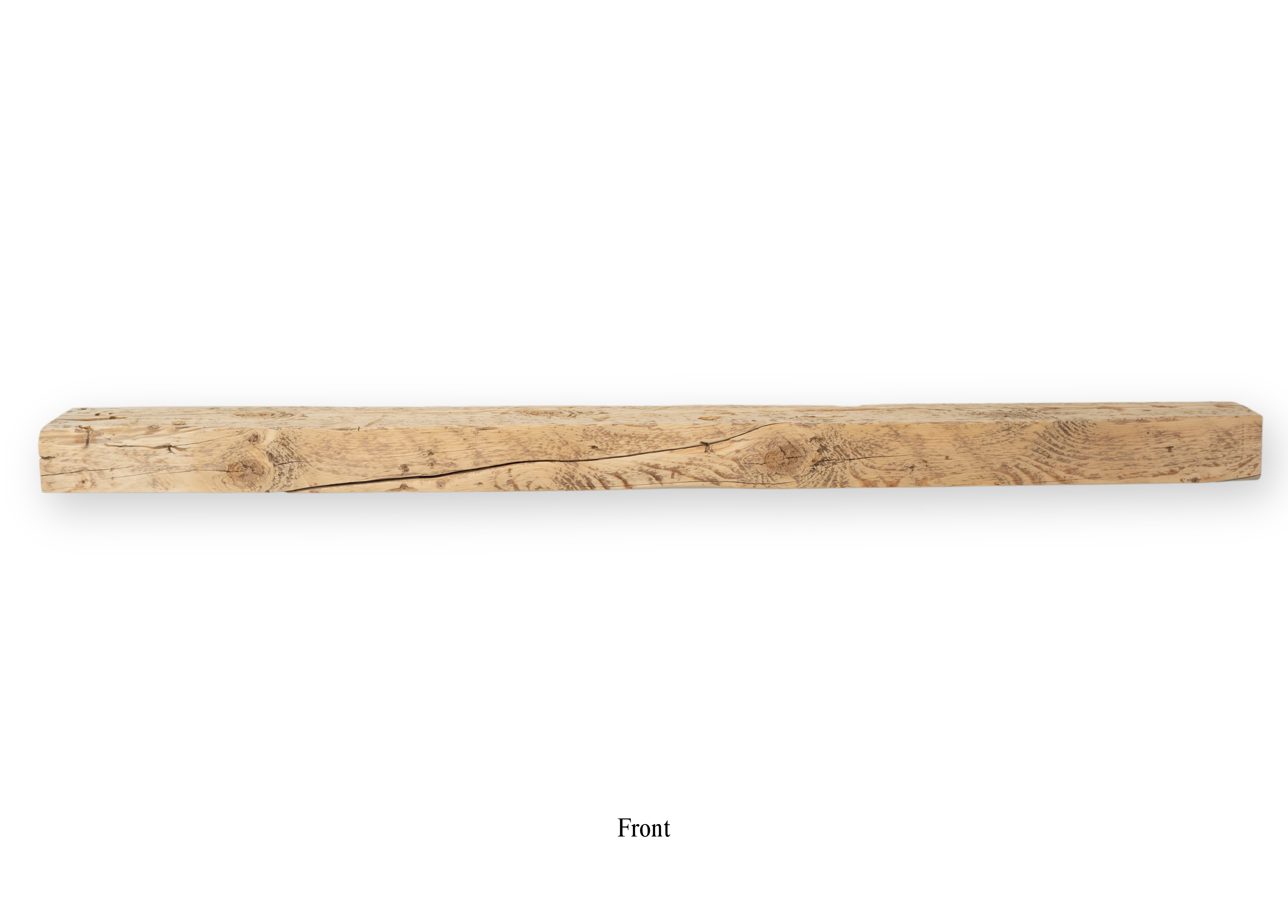 7.75" x 4" x 77" Solid Mantel