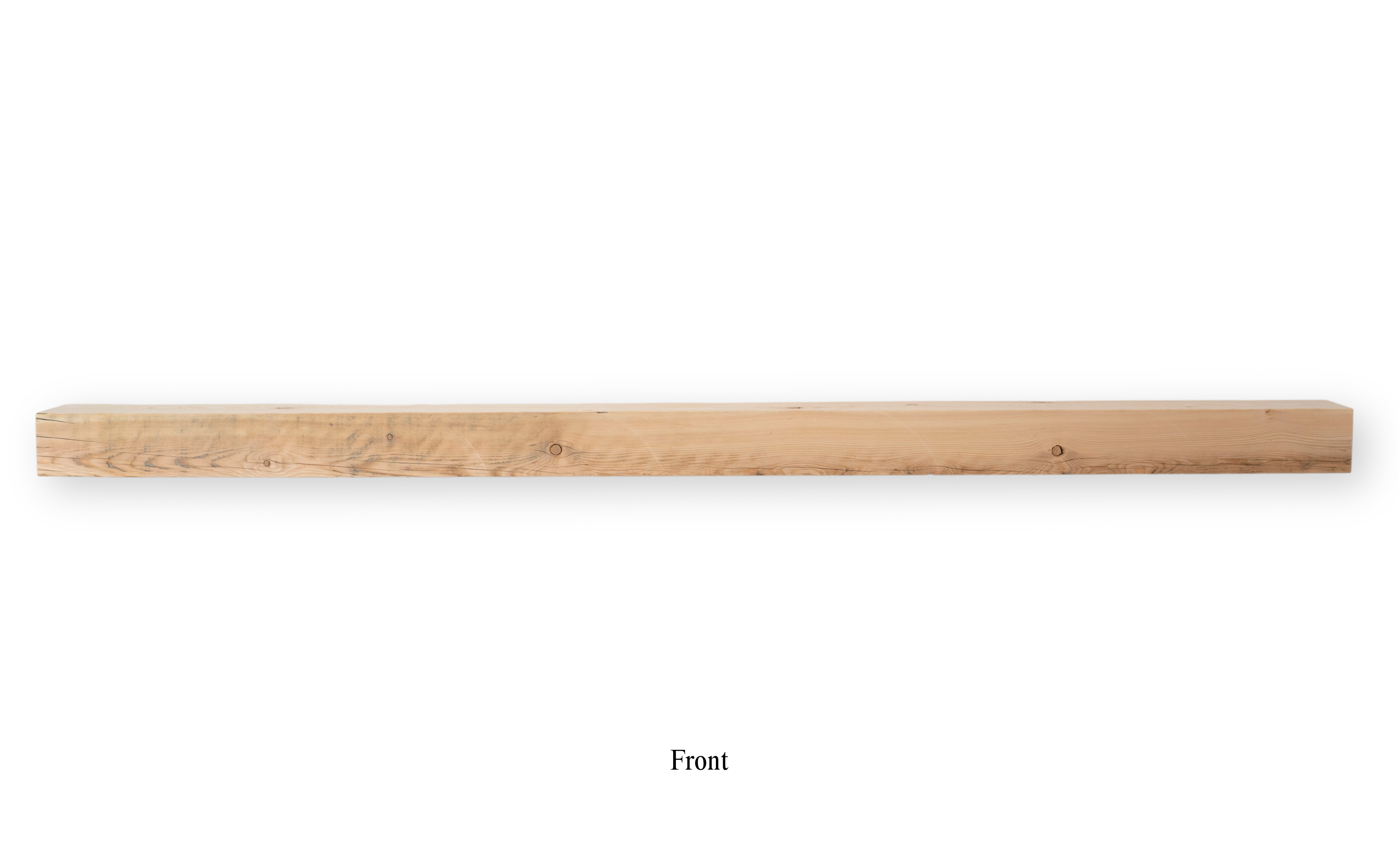 7.75" x 5" x 101.25" Solid Mantel