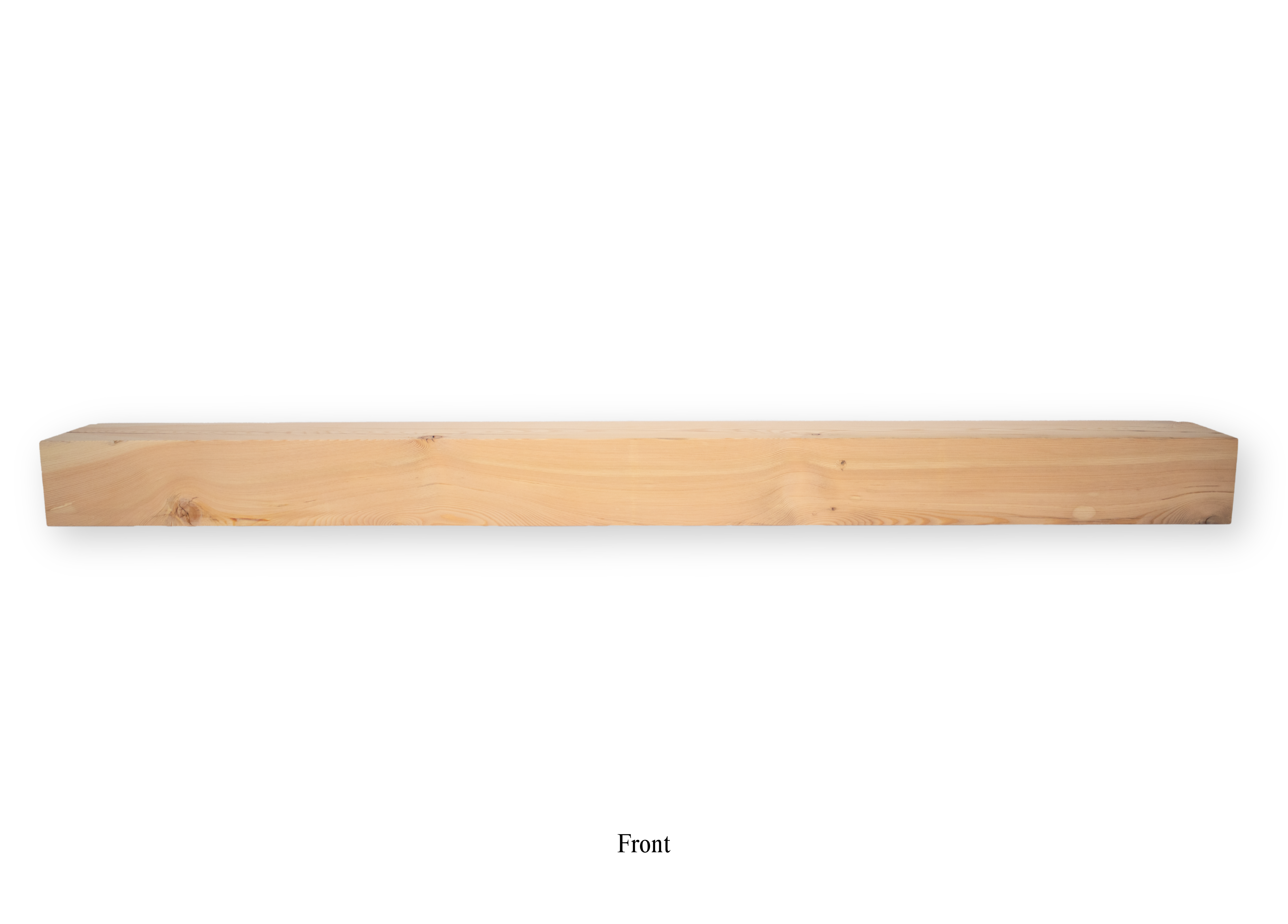 7" x 5.25" x 71.25" Solid Mantel