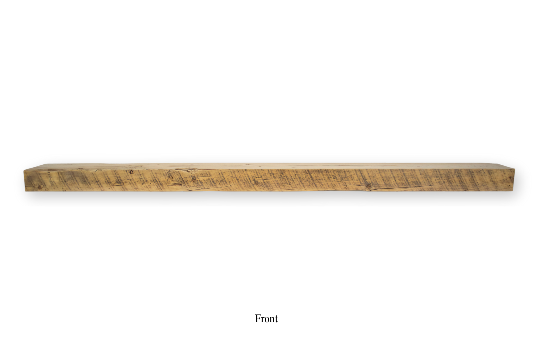 9.5" x 4.5" x 96.75" Solid Mantel