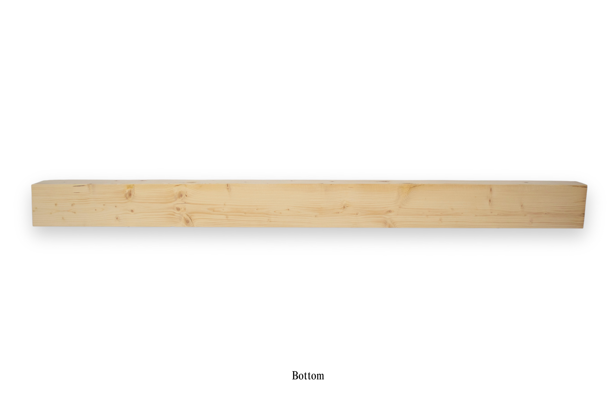 5.5" x 4.25" x 72.5" Solid Mantel