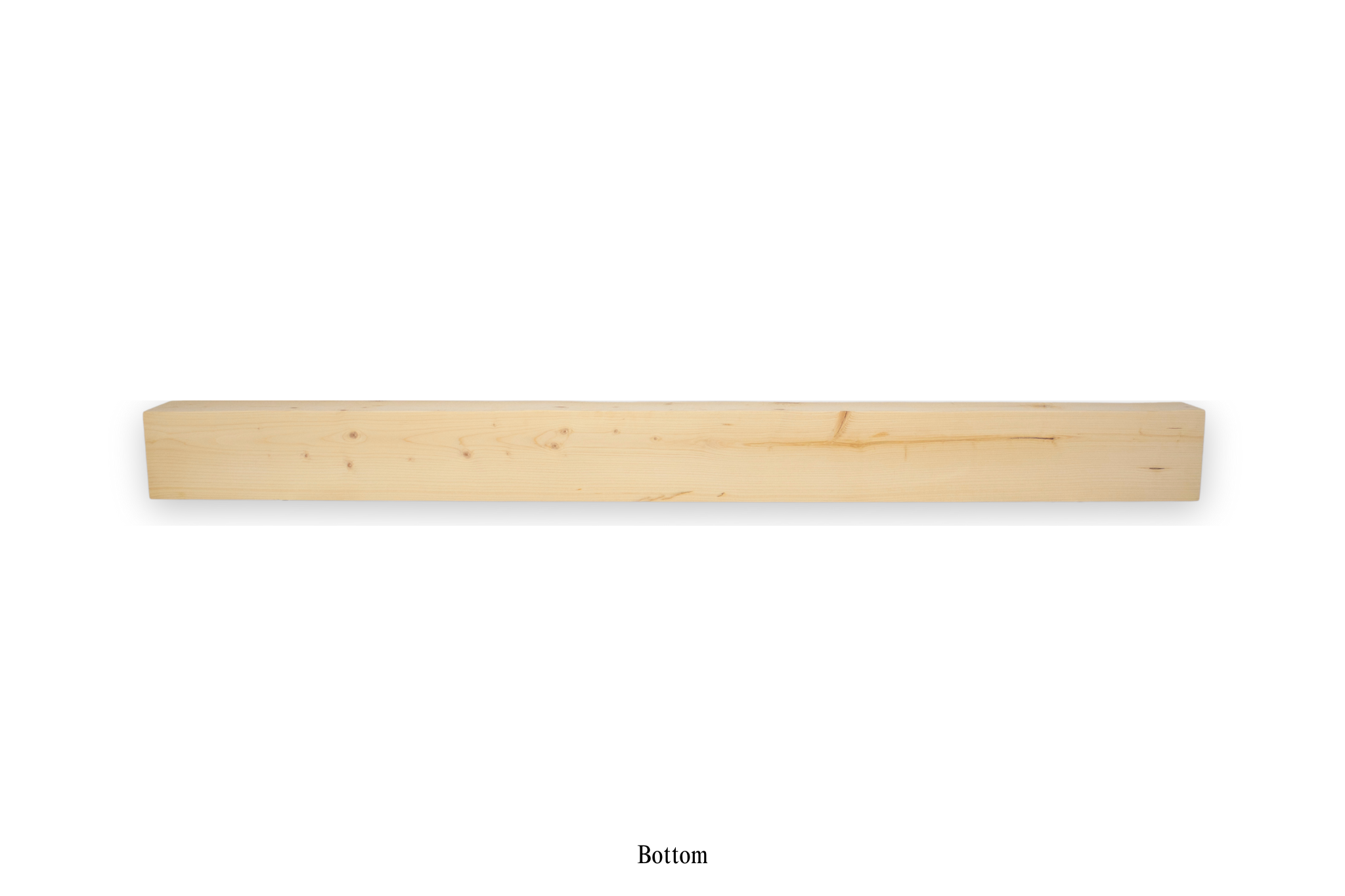 5.5" x 4" x 64" Solid Mantel