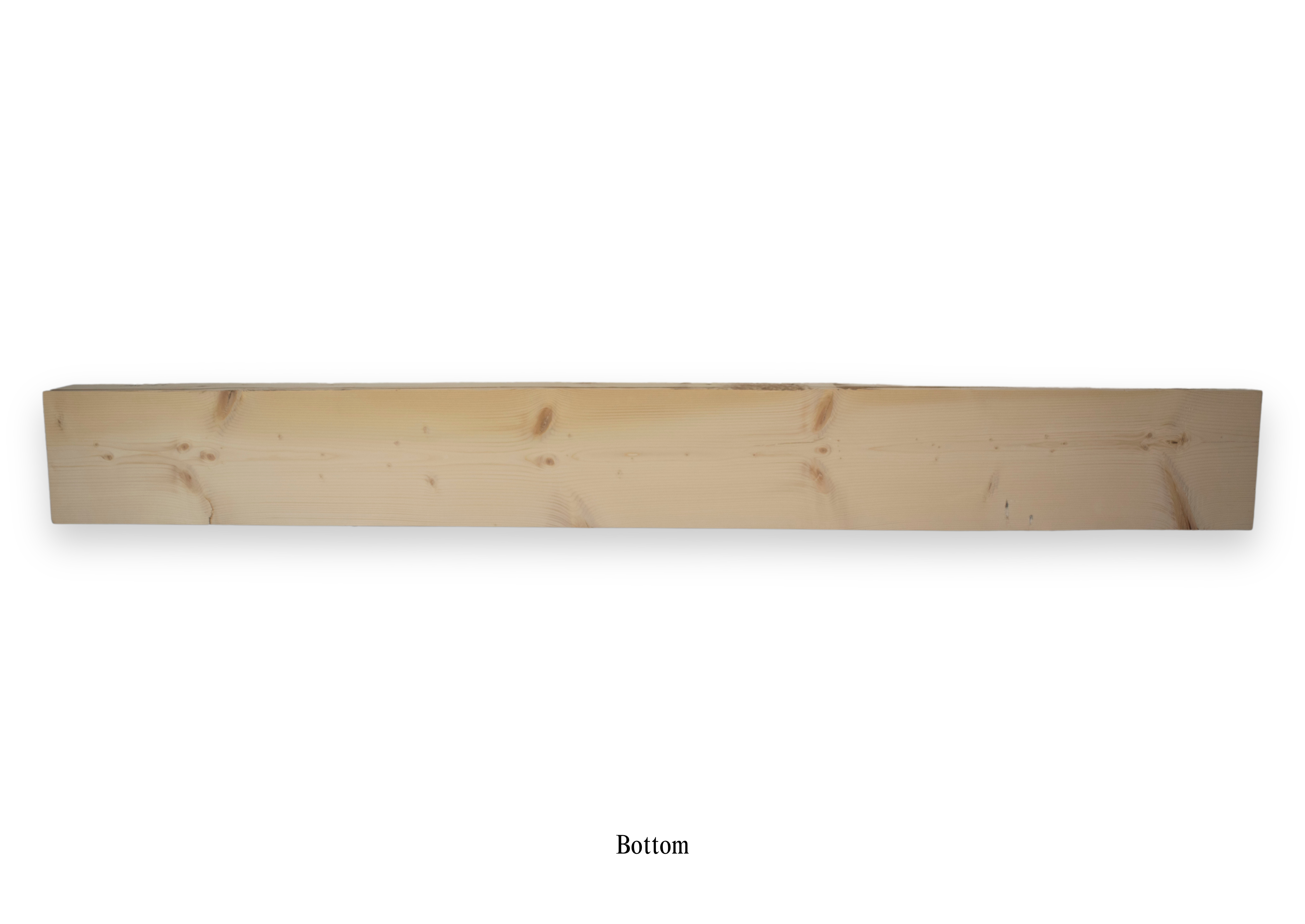 9.75" x 4.75" x 83.25" Solid Mantel