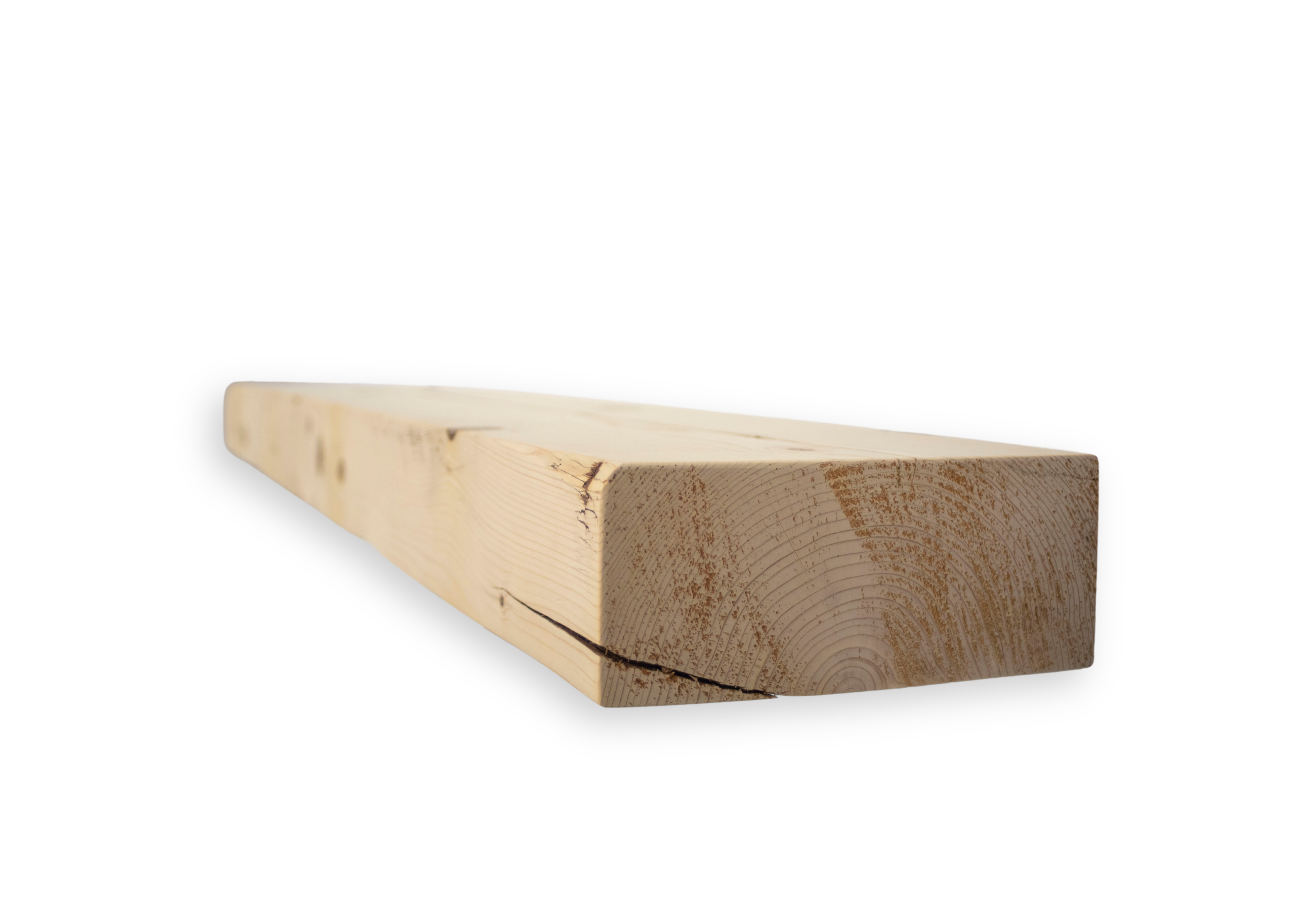 9.5" x 3.75" x 63.75" Solid Mantel