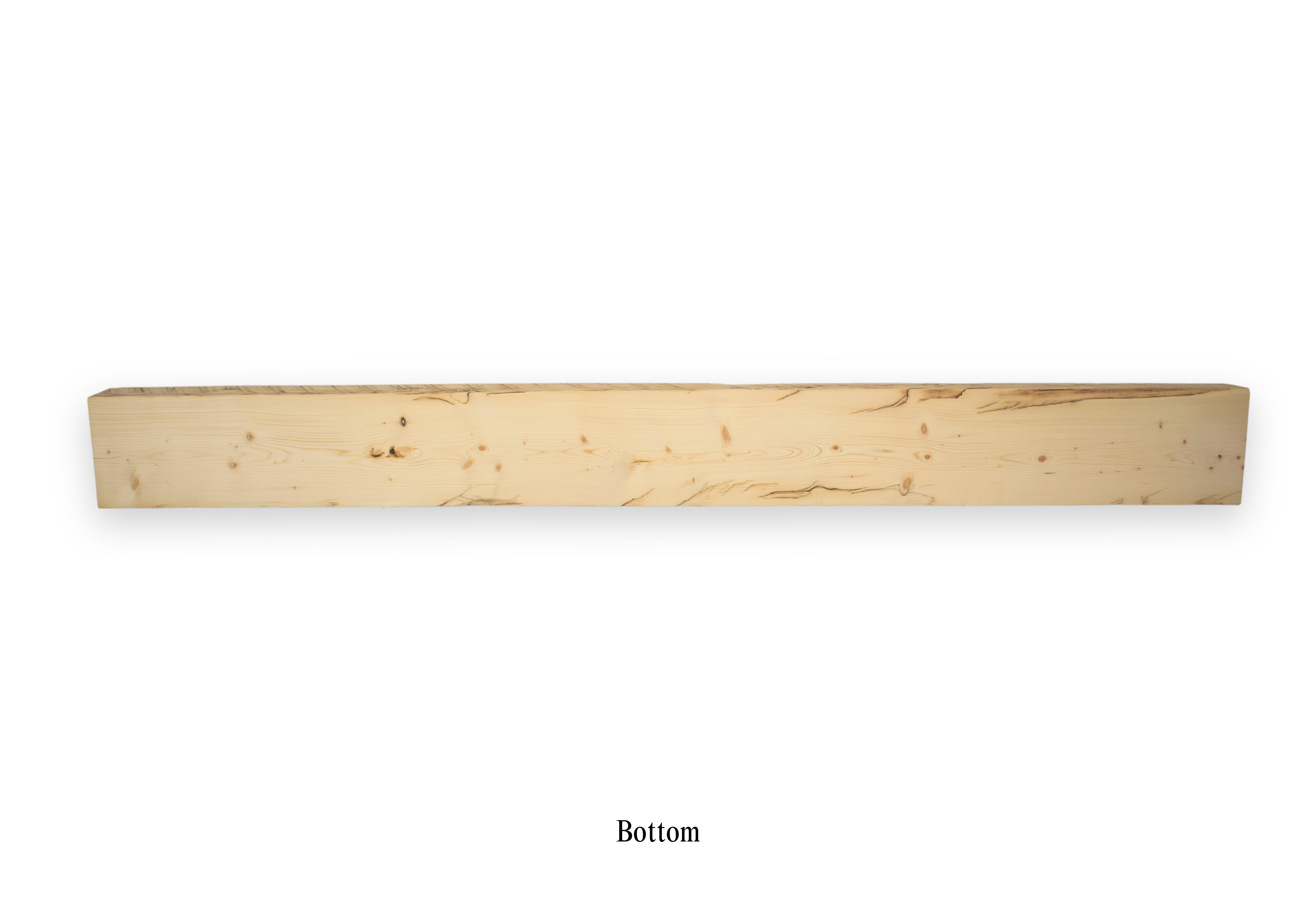 9.5" x 4.5" x 96" Solid Mantel