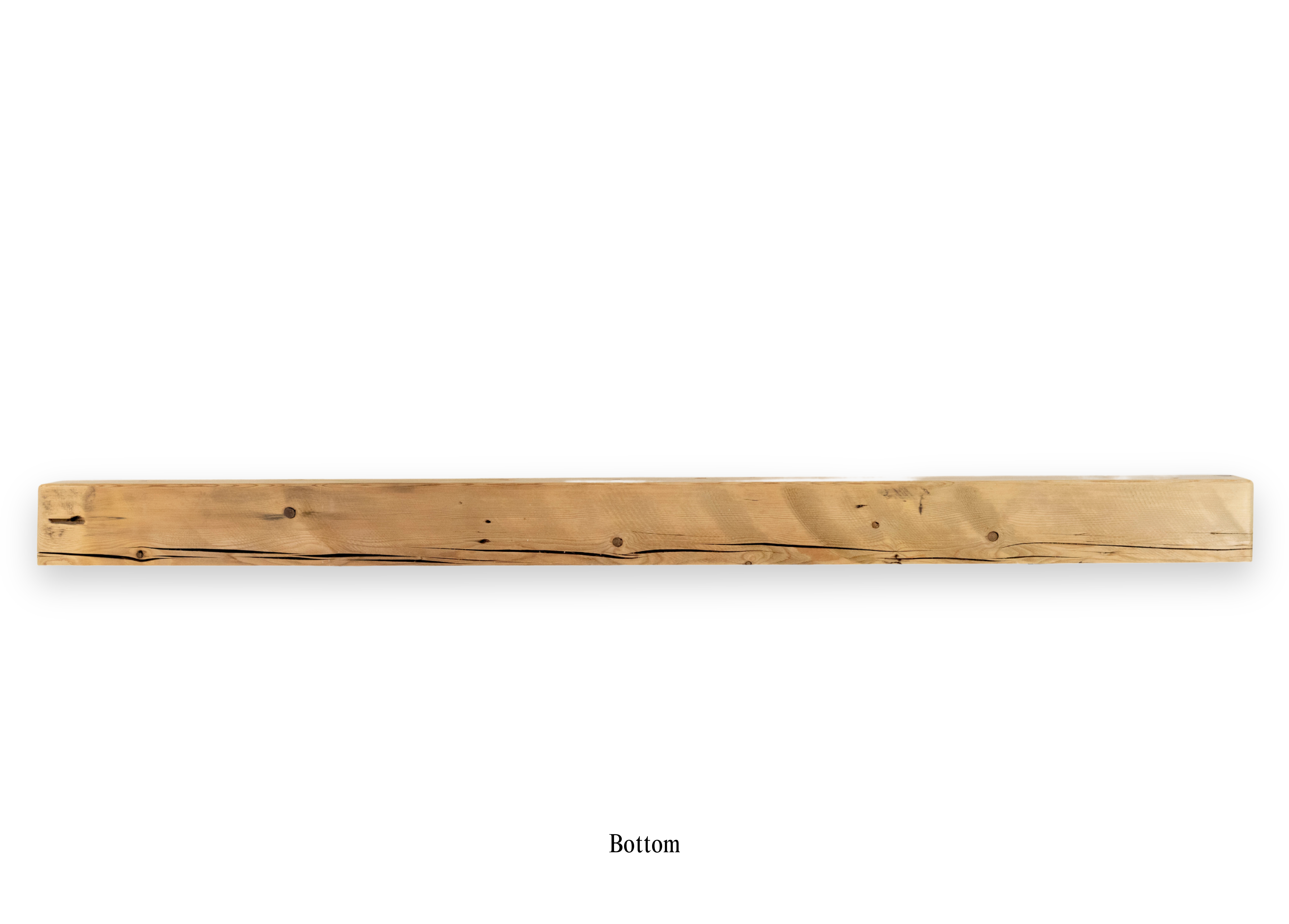 Reclaimed Solid Wood Mantel - 6” x 6” x 85.5” - SM136