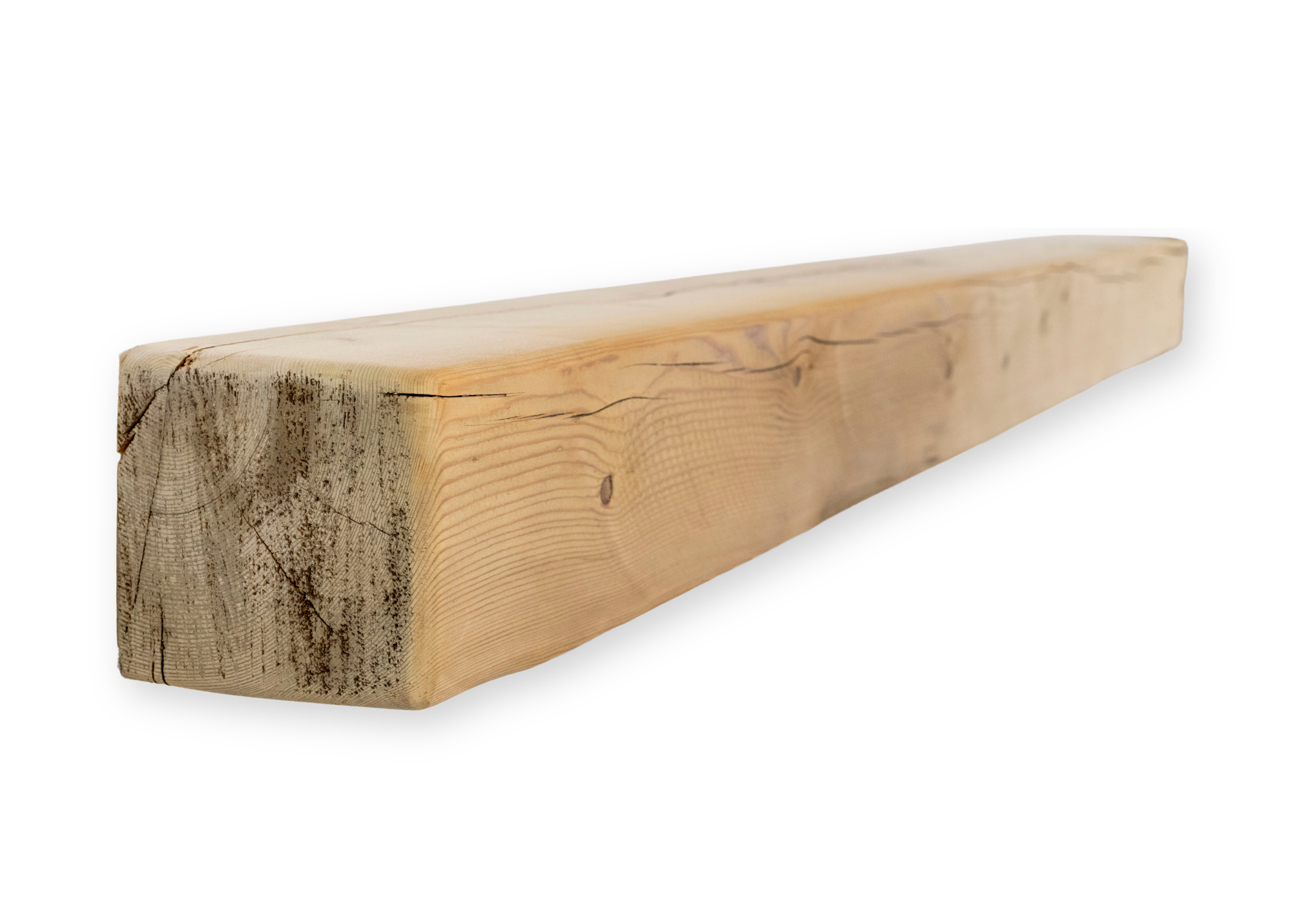 Reclaimed Solid Wood Mantel - 6” x 6” x 85.5” - SM136