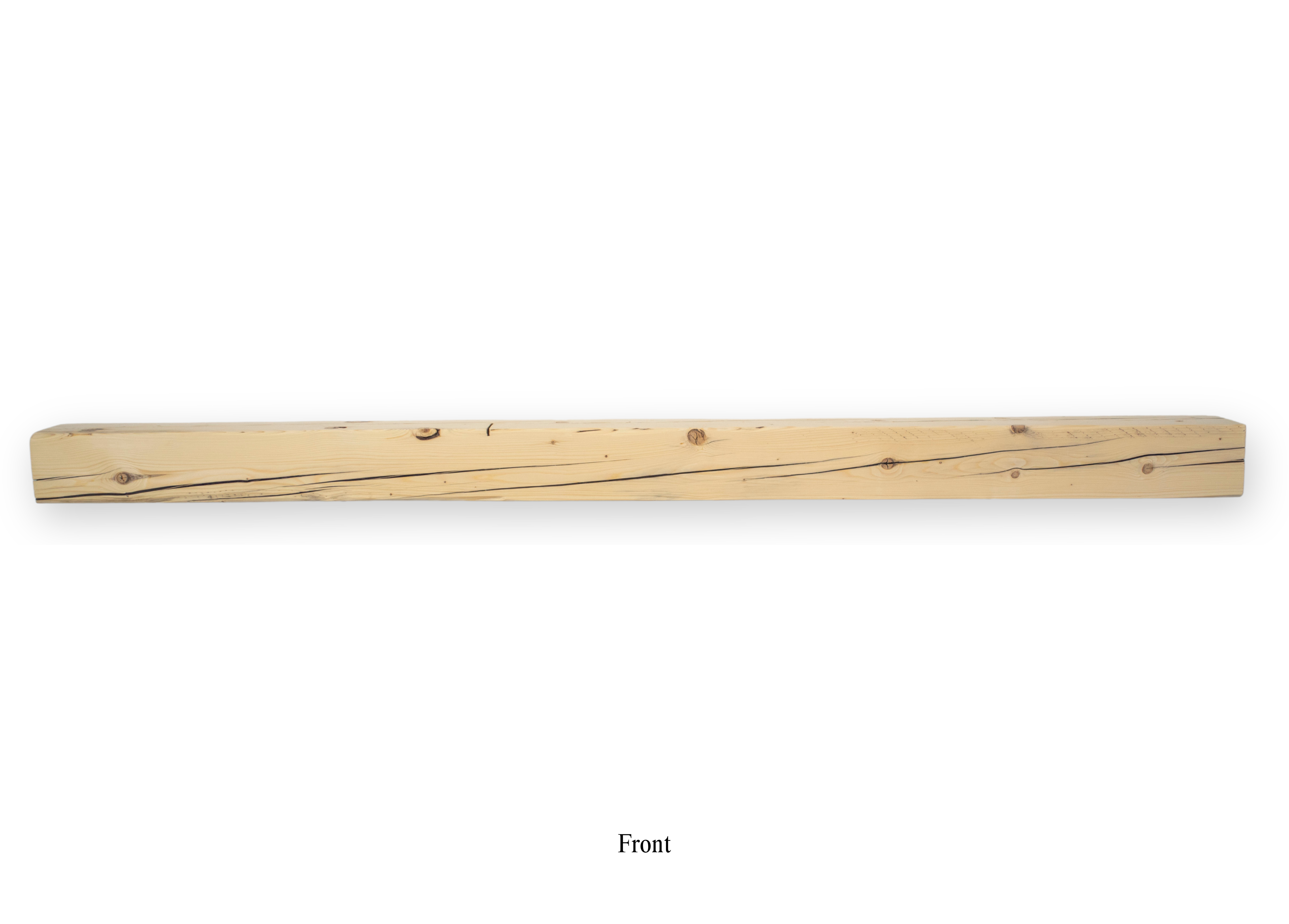 5.75" x 5.5" x 91" Solid Mantel