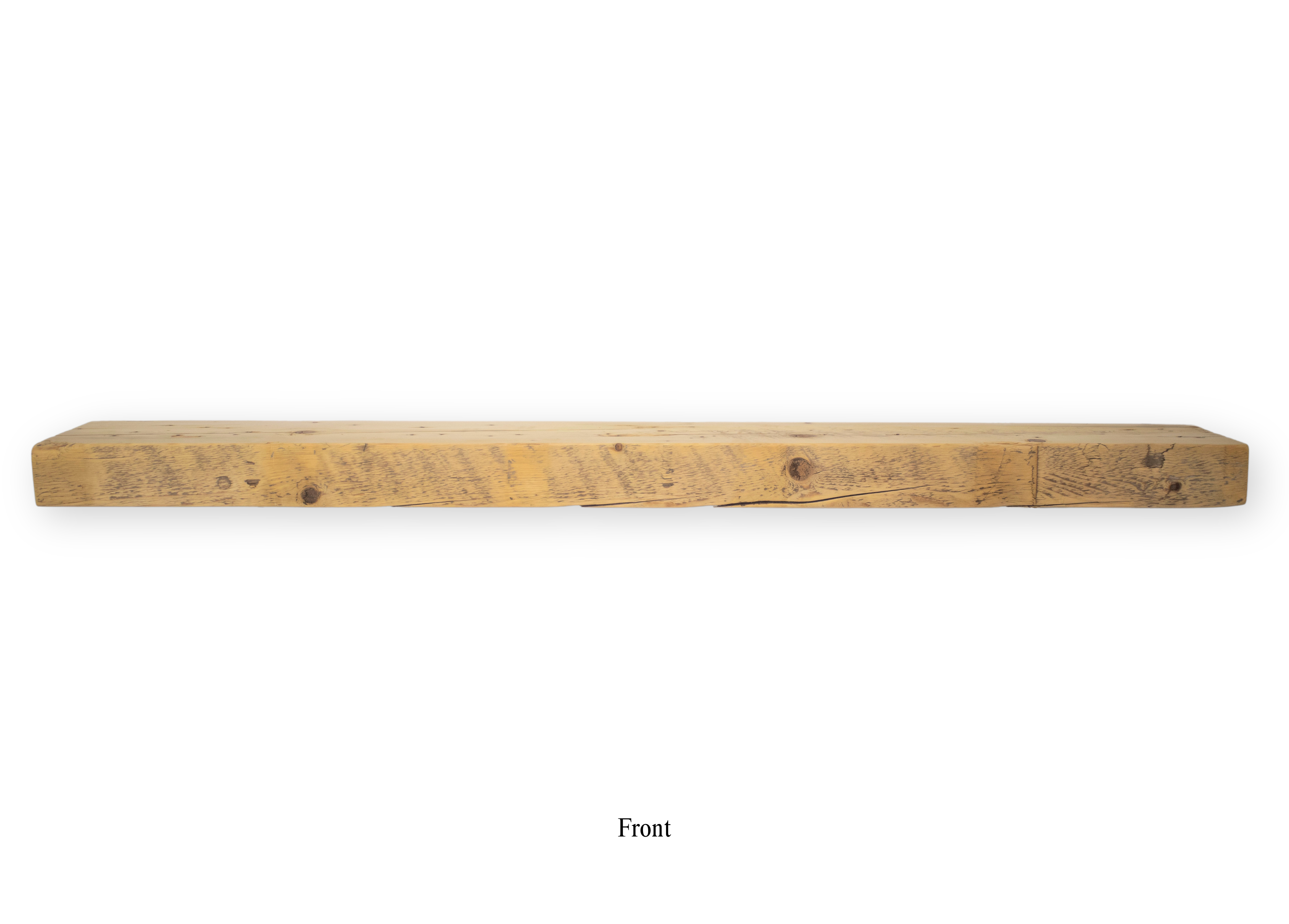 8.75" x 4" x 75.25" Solid Mantel