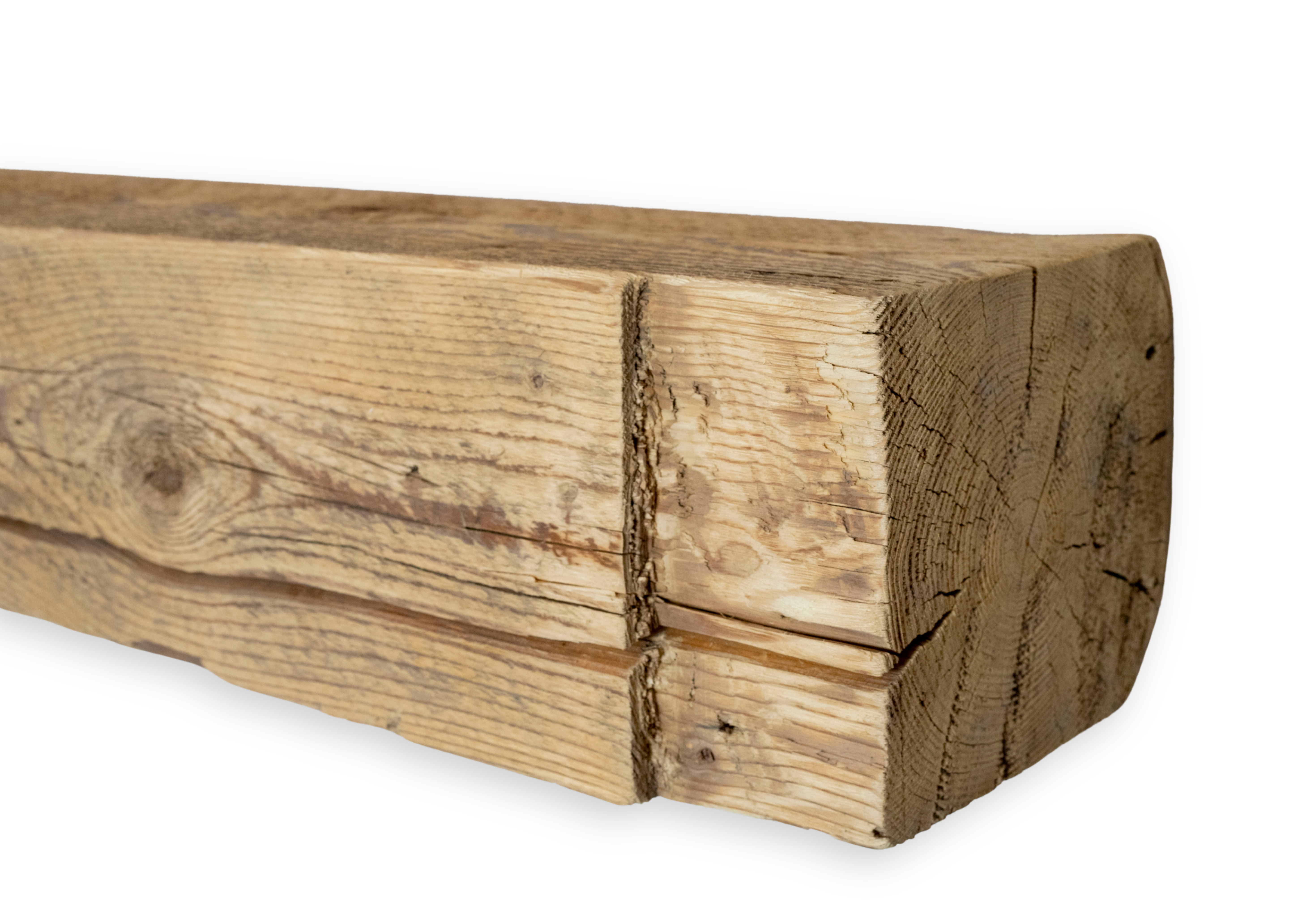 11" D x 9.875" H x 101.125" L Solid Mantel