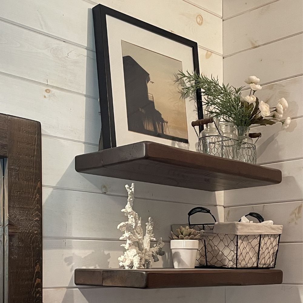 Solid Floating Shelves (Domino System)