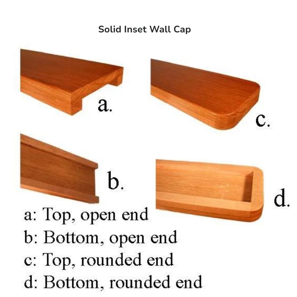 Solid Inset Wall Cap
