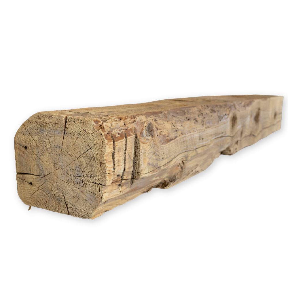 Solid Reclaimed Beam Mantels