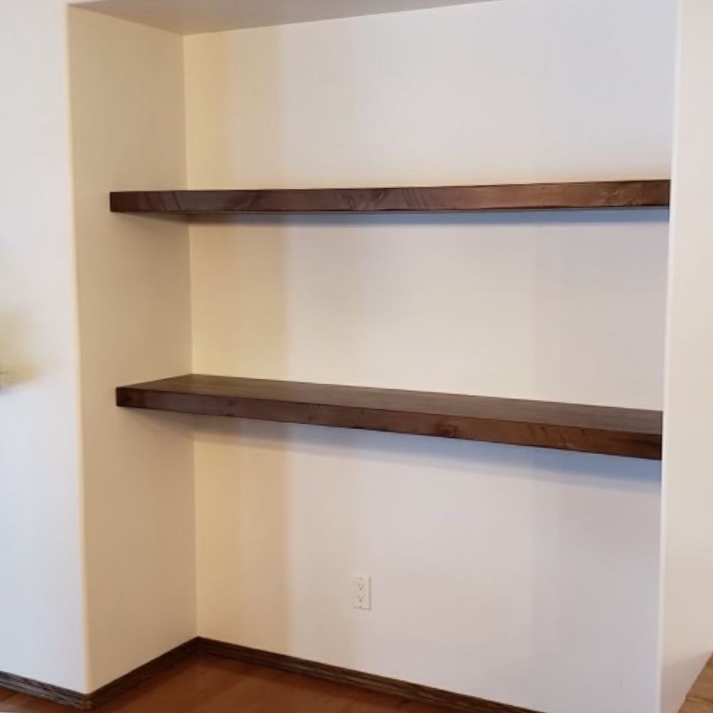 Wall-to-Wall Shelves